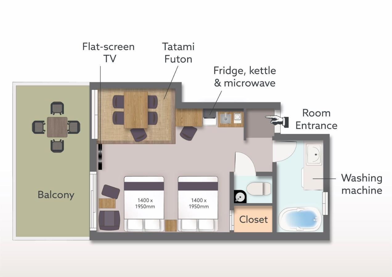 Ori Rokkaku Lejlighedshotel Kyoto Eksteriør billede