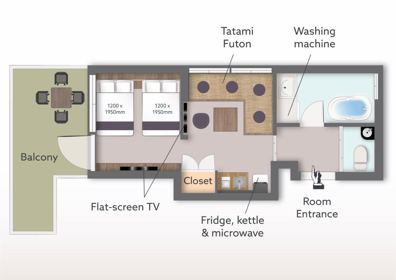 Ori Rokkaku Lejlighedshotel Kyoto Eksteriør billede